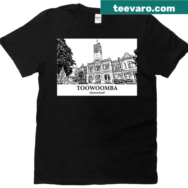 Illustrated T-shirt featuring Toowoomba, Queensland