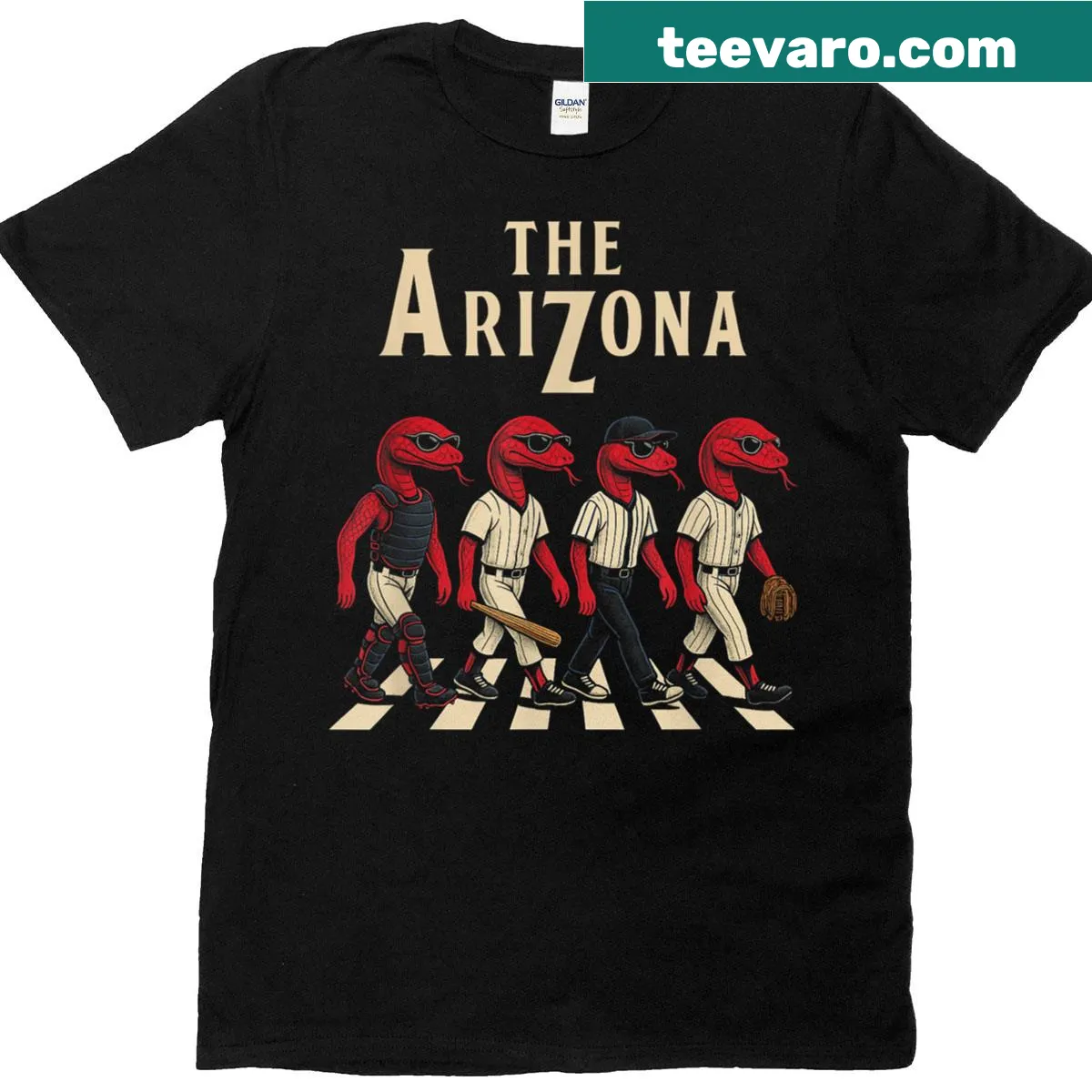 Vintage Arizona-themed graphic on a T-shirt for all ages. — on a men's t-shirt