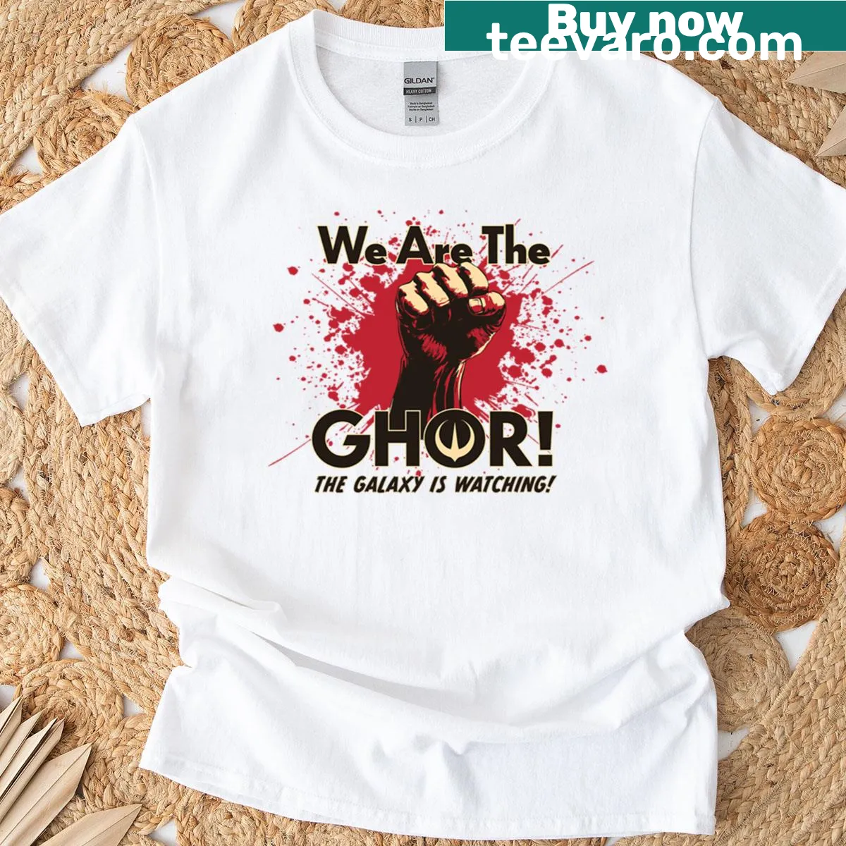 Casual T-shirt with the phrase 'We Are The Ghor' for humor and playful connection — on a men's t-shirt