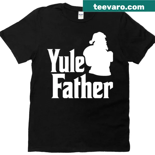 Yule Father graphic T-shirt with a festive design