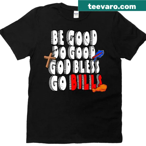 Oversized T-shirt with inspirational text and Buffalo Bills reference