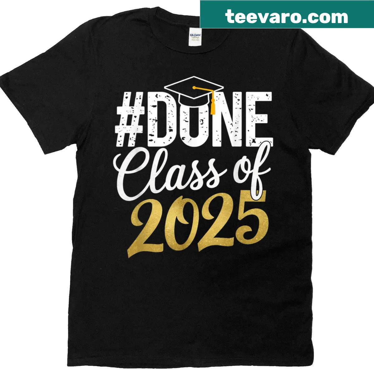 Class of 2025 graduation T-shirt for the whole family — on a men's t-shirt