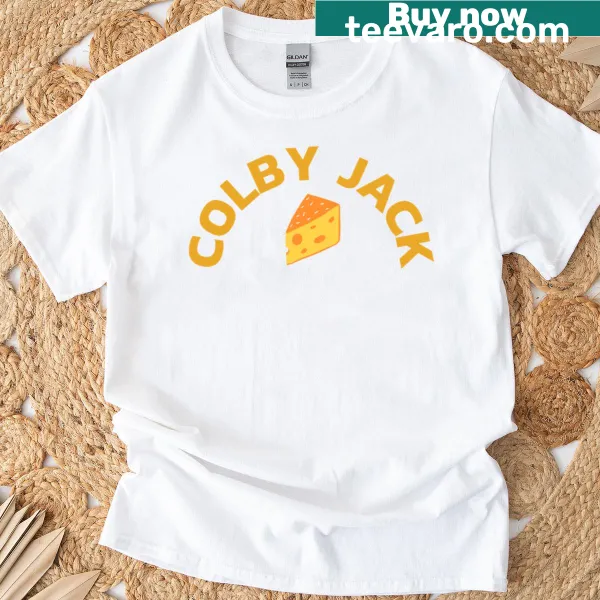 Colby Jack Cheese quote T-shirt by Nick Sturniolo
