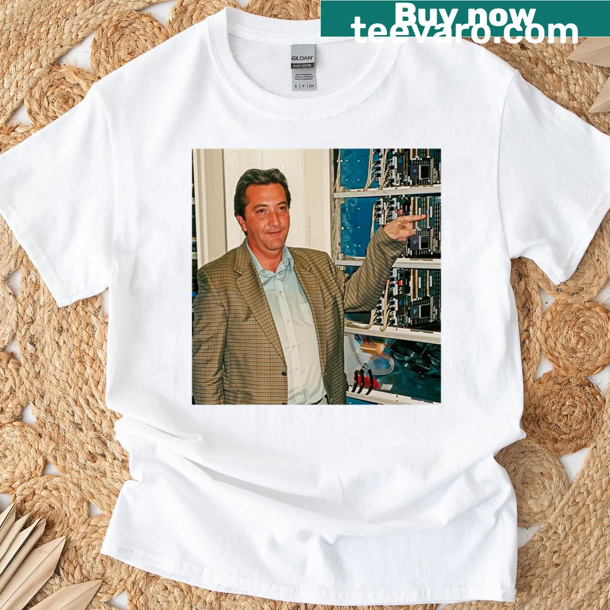 Humorous T-shirt with the text 'Copy Of All The Best' — on a men's t-shirt