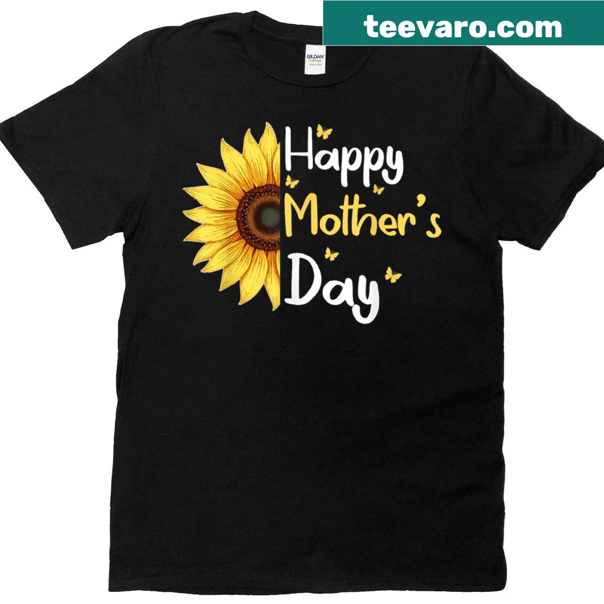 Floral design with playful text for Mother's Day on a t-shirt. — on a men's t-shirt