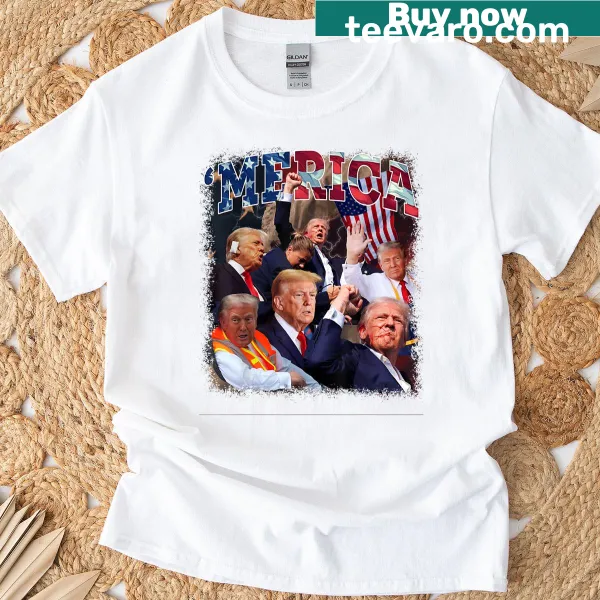Vintage design for Fourth of July on T-shirt