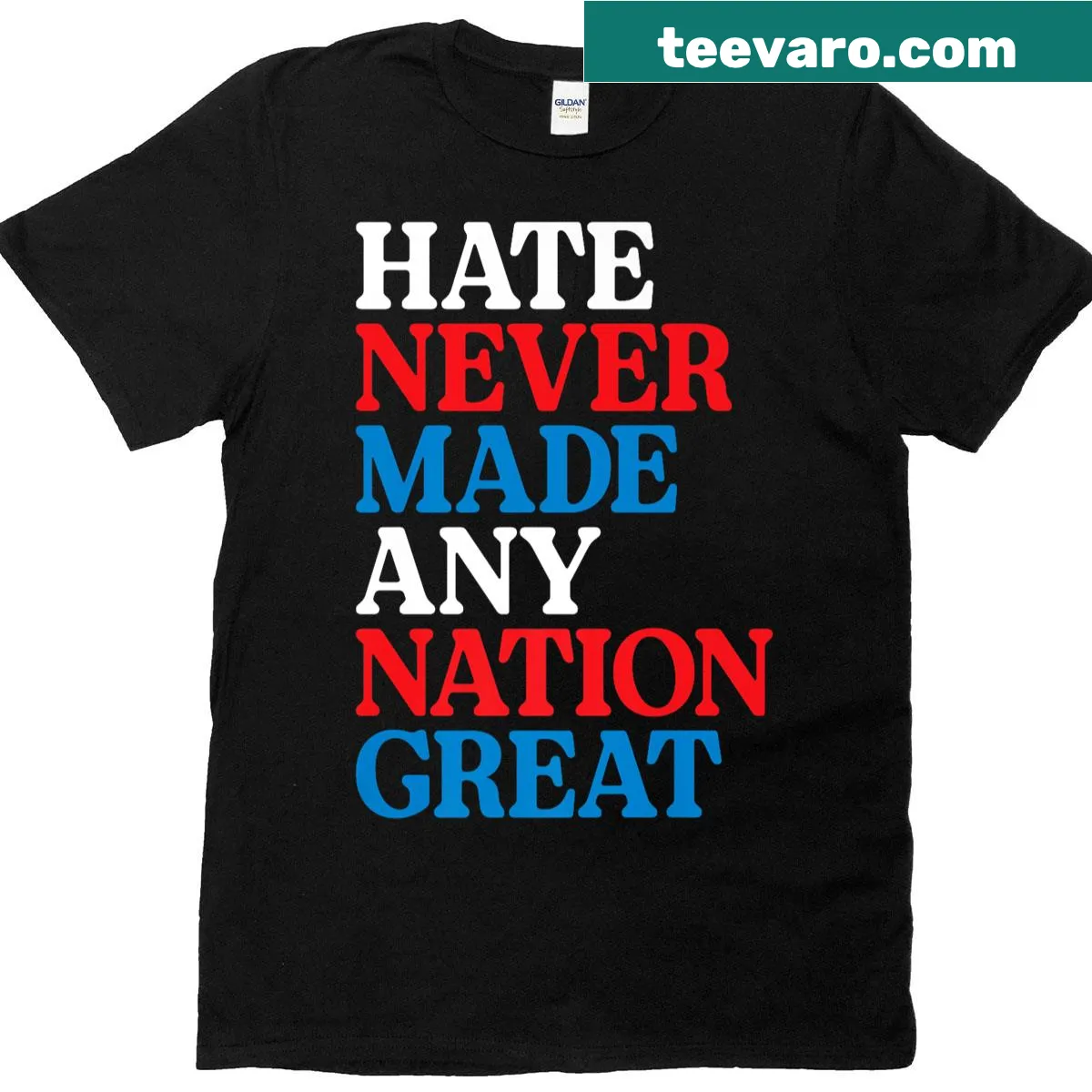 Premium protest T-shirt with bold statement and graphic design — on a men's t-shirt