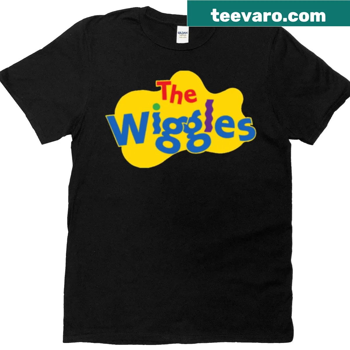 Minimalist t-shirt featuring a logo without outlines — on a men's t-shirt