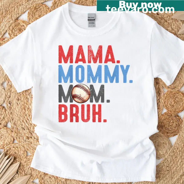 Vintage distressed tee with humorous Mom baseball theme design
