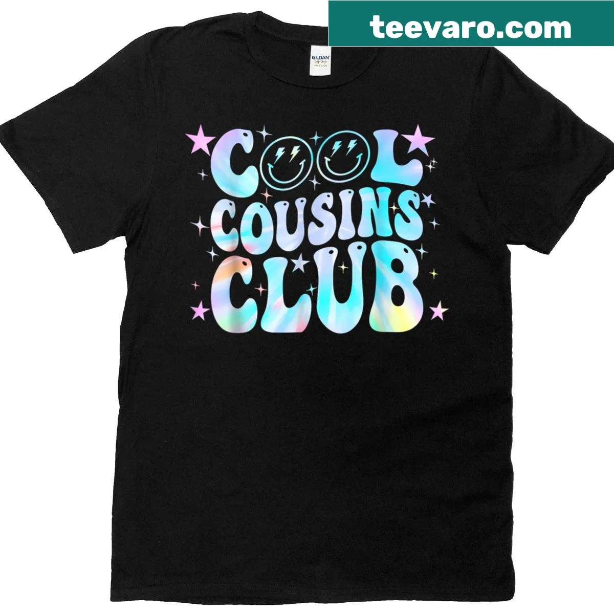Illustration t-shirt featuring matching designs for friends or family — on a men's t-shirt