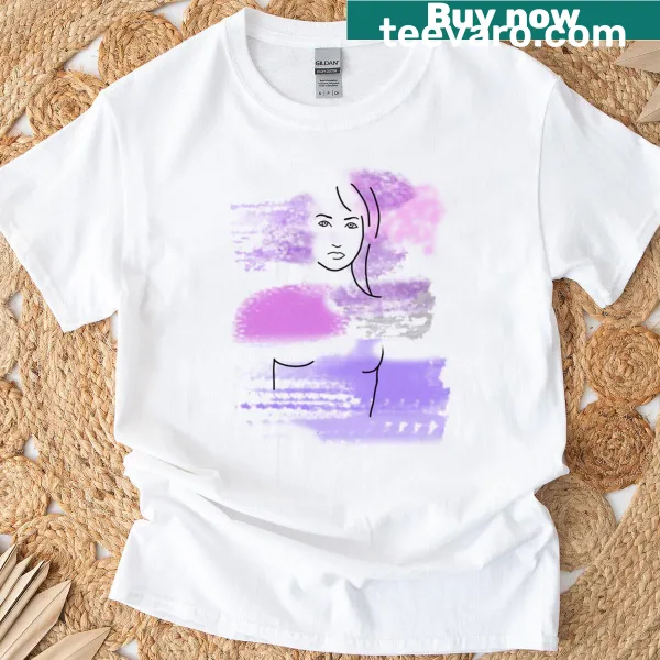 Minimalist Lineart Drawing T-shirt with elegant design