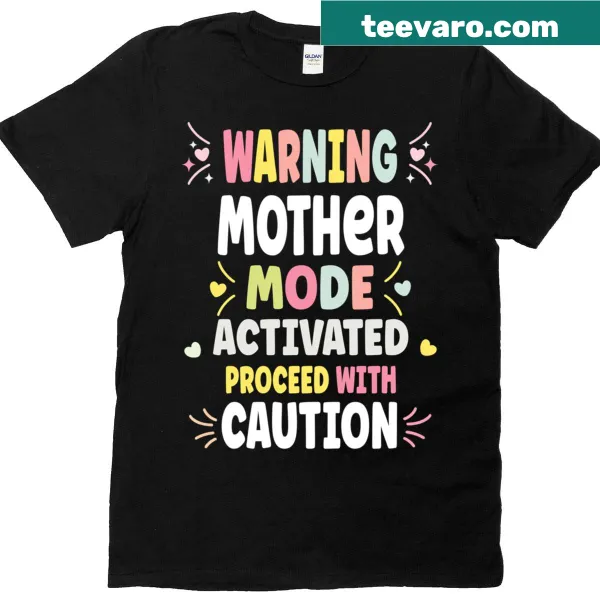 Personalized t-shirt for mom with heartfelt hand-lettered design