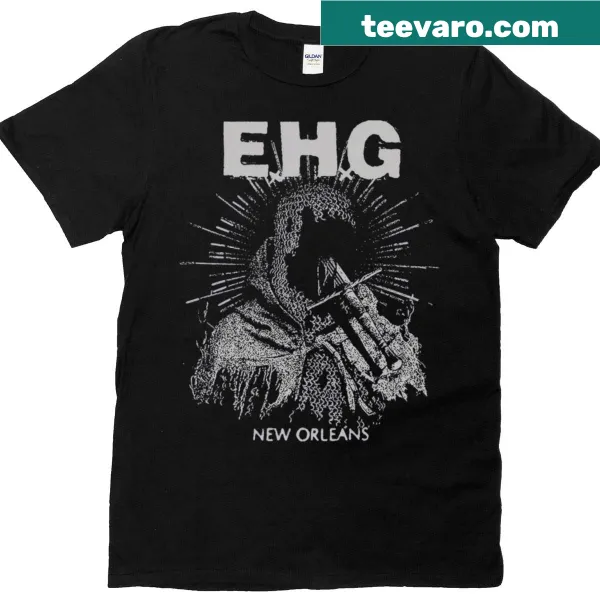 Vintage New Orleans music band themed t-shirt
