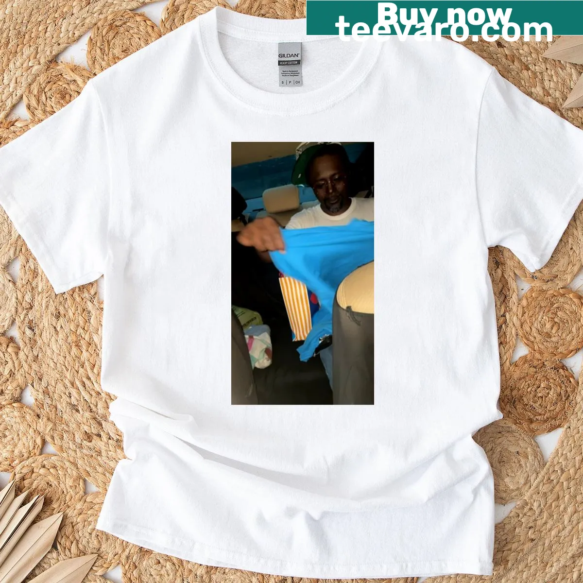 Personalized T-shirt for grandpa celebrating family bonds — on a men's t-shirt