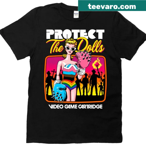 Impactful T-shirt with text advocating for feminist and trans rights