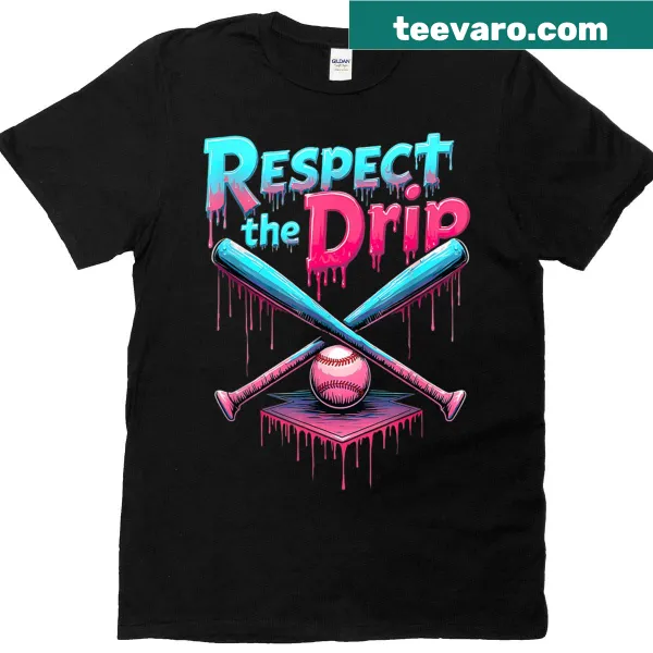 Baseball-themed t-shirt featuring home plate and bat illustration