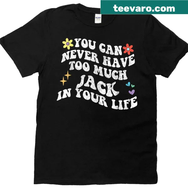 Retro tee with playful text about Jack for a fun lifestyle