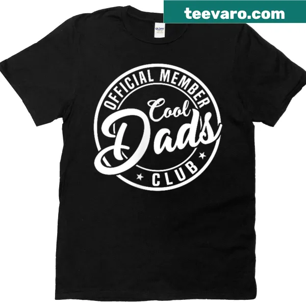 Vintage-style dad T-shirt with Cool Dads Club text