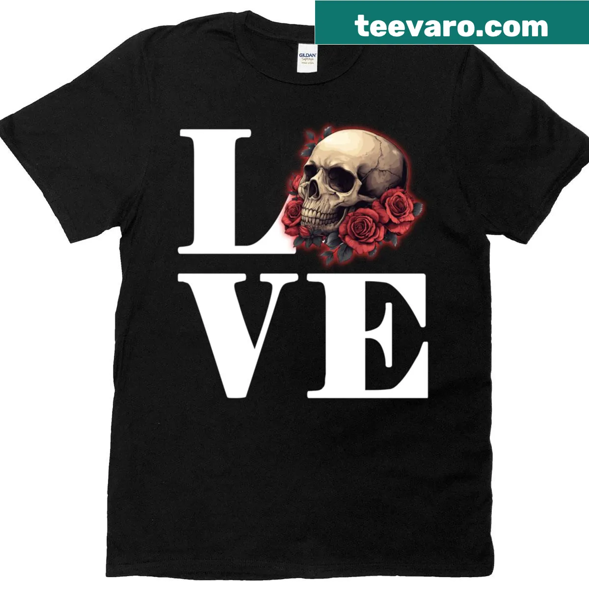 Funny gardening t-shirt featuring roses and playful text — on a men's t-shirt