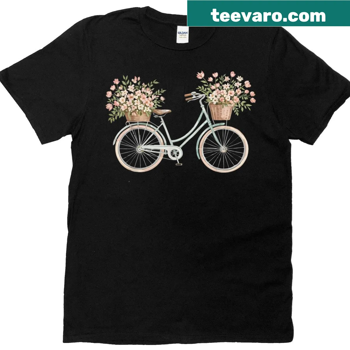 Floral illustration T-shirt with anti-Trump message 'Dream Thrive' — on a men's t-shirt