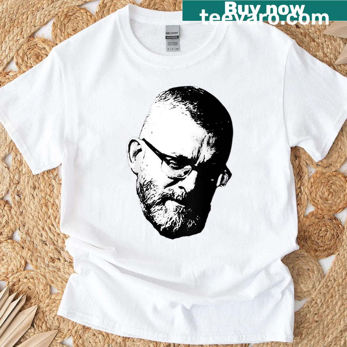 Minimalist T-shirt with the phrase 'Tylko Grzegorz' in simple text — on a men's t-shirt
