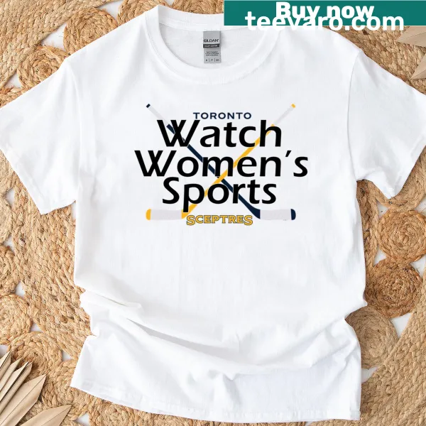 Toronto Sceptres women's sports hockey t-shirt with bold lettering