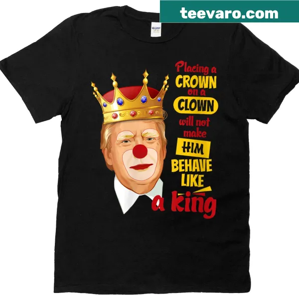 Funny t-shirt with Impeach Trump and clown graphic