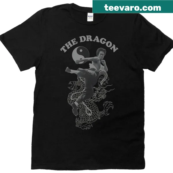 Vintage logo T-shirt with dragon emblem celebrating classic films