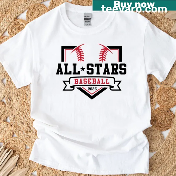 Retro style All Stars Baseball graphic t-shirt