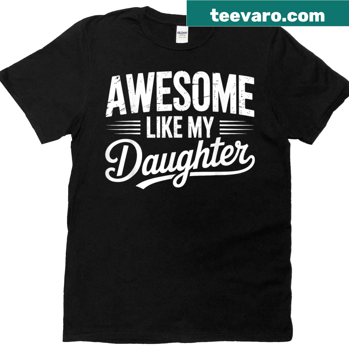 Vintage funny Father's Day t-shirt with humorous text — on a men's t-shirt