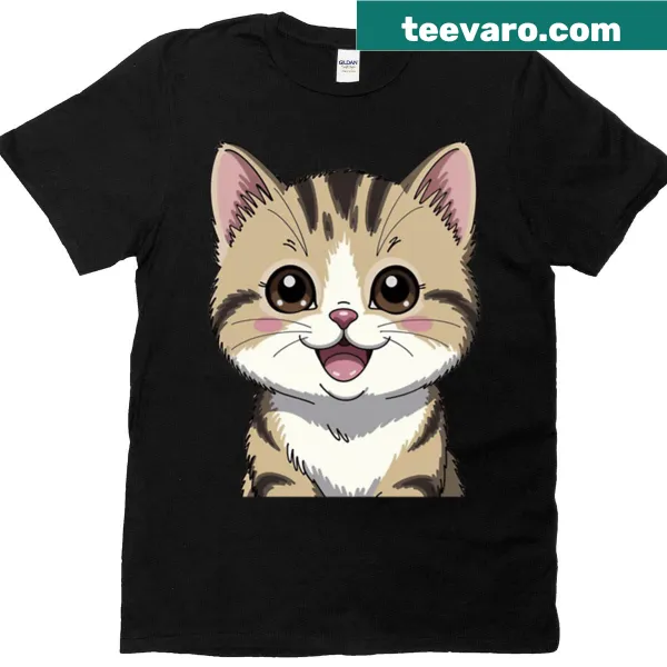 Cute Chibichat graphic on a T-shirt