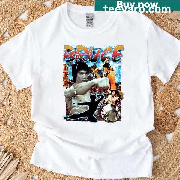 Vintage T-shirt with a dragon design celebrating kungfu movies