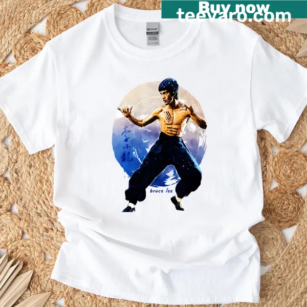 Vintage T-shirt displaying a dragon design inspired by kungfu movies