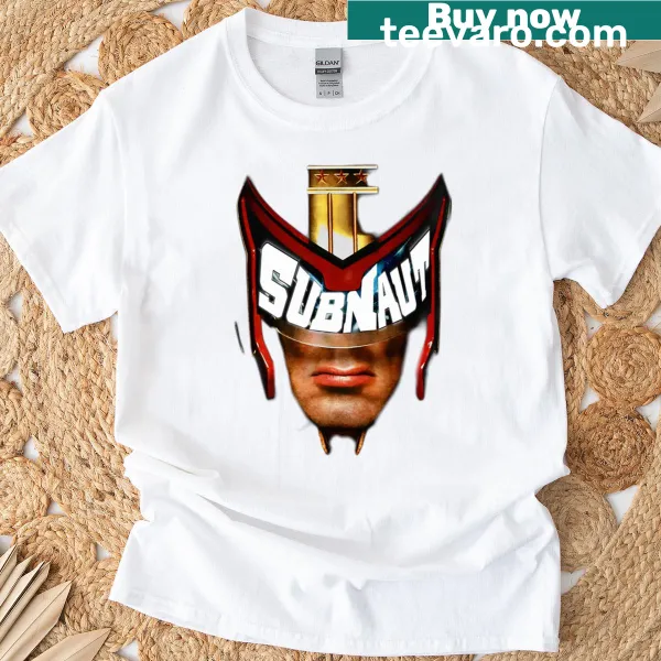 Graphic Dredd t-shirt featuring an iconic character illustration
