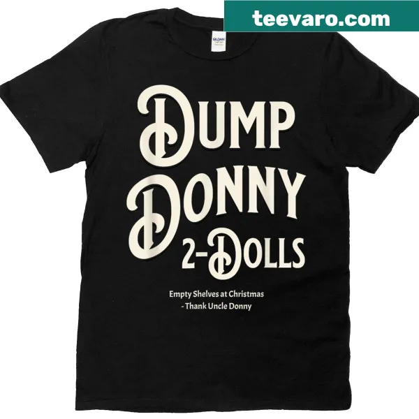Humorous Christmas T-shirt with a sarcastic political saying