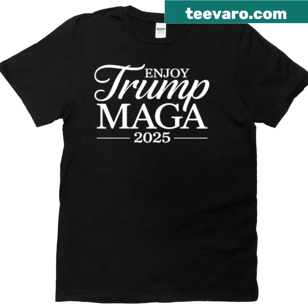 Bold typography MAGA 2024 T-shirt supporting Trump