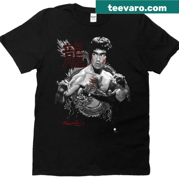 Vintage T-shirt featuring Dragonlee kung fu master graphic