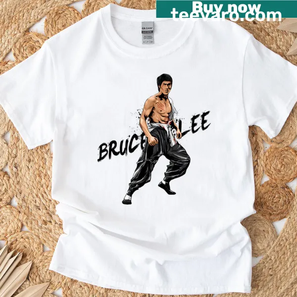 Vintage T-shirt celebrating classic kung fu films and legends