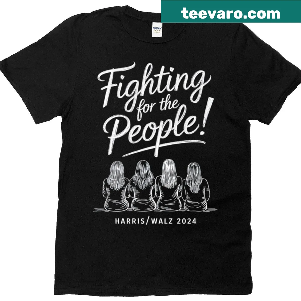 Inspirational Kamala Harris campaign t-shirt for 2024 — on a men's t-shirt