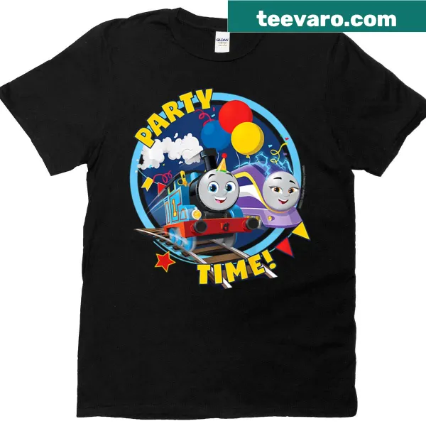 Funny cartoon T-shirt designed for kids, perfect for birthdays