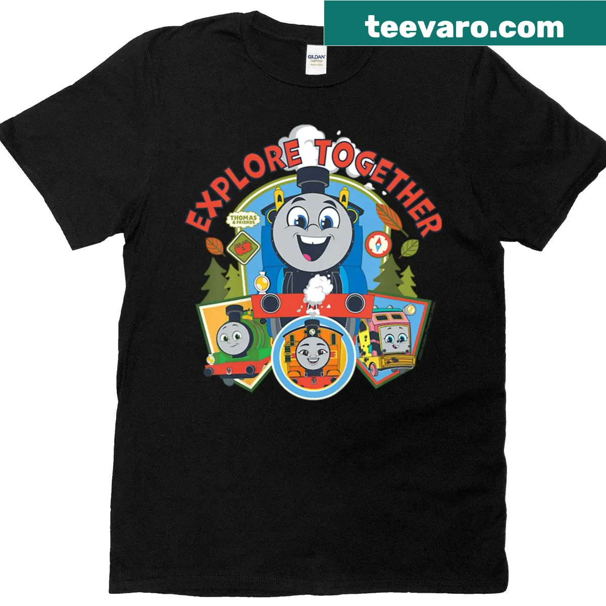 Cartoon graphic T-shirt featuring humor from Friends TV show — on a men's t-shirt