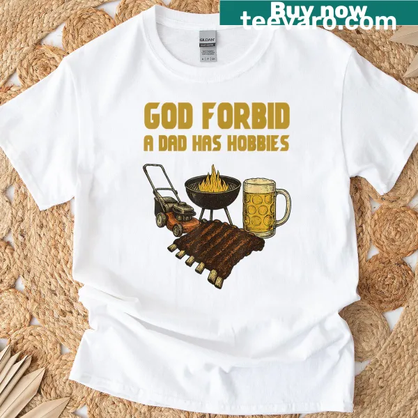 Vintage distressed t-shirt with humorous dad quote