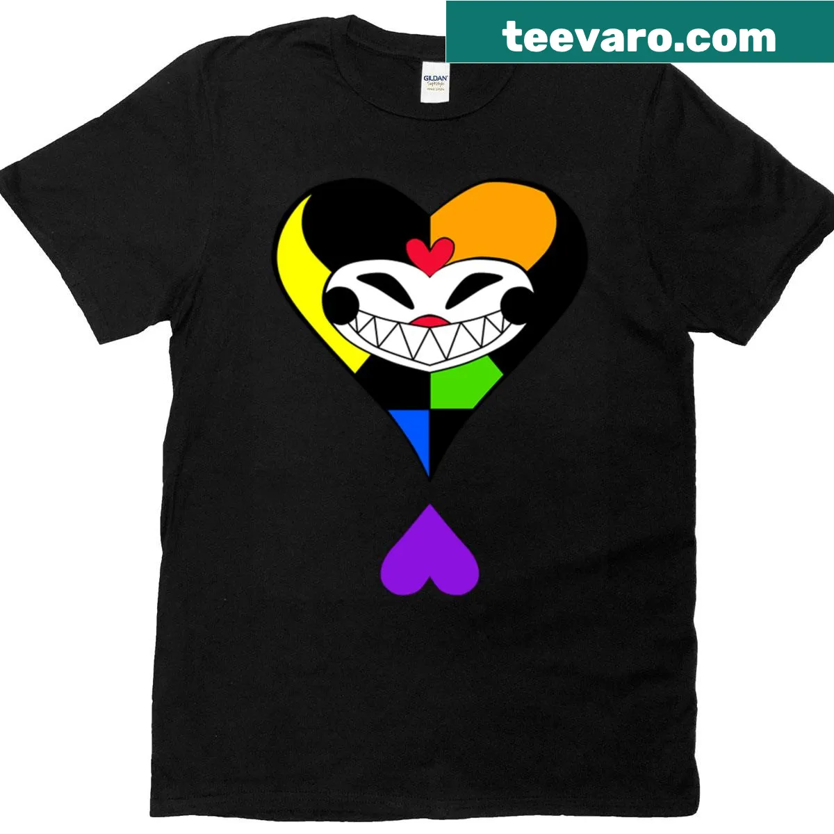 Illustrative design of I Heart Fizzarolli on T-shirt — on a men's t-shirt