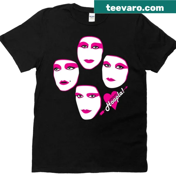 Hoopla faces logo T-shirt