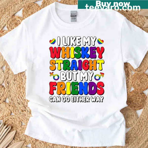 Funny T-shirt about whiskey and friendship