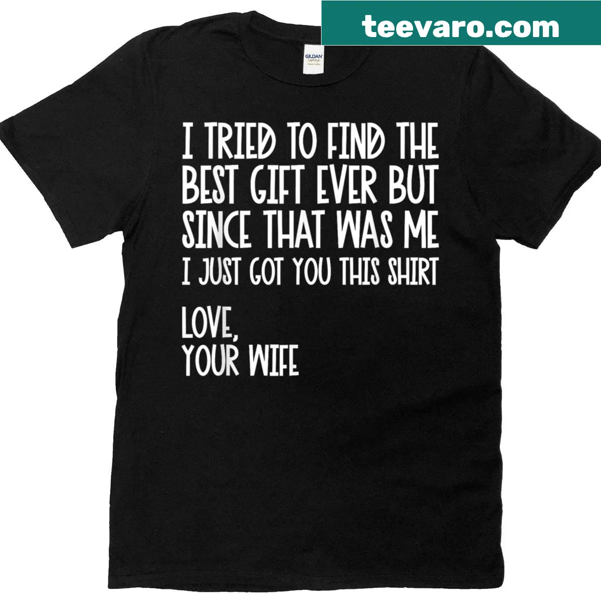 Humorous Father's Day T-shirt with the phrase 'I Tried To Find The Best' — on a men's t-shirt