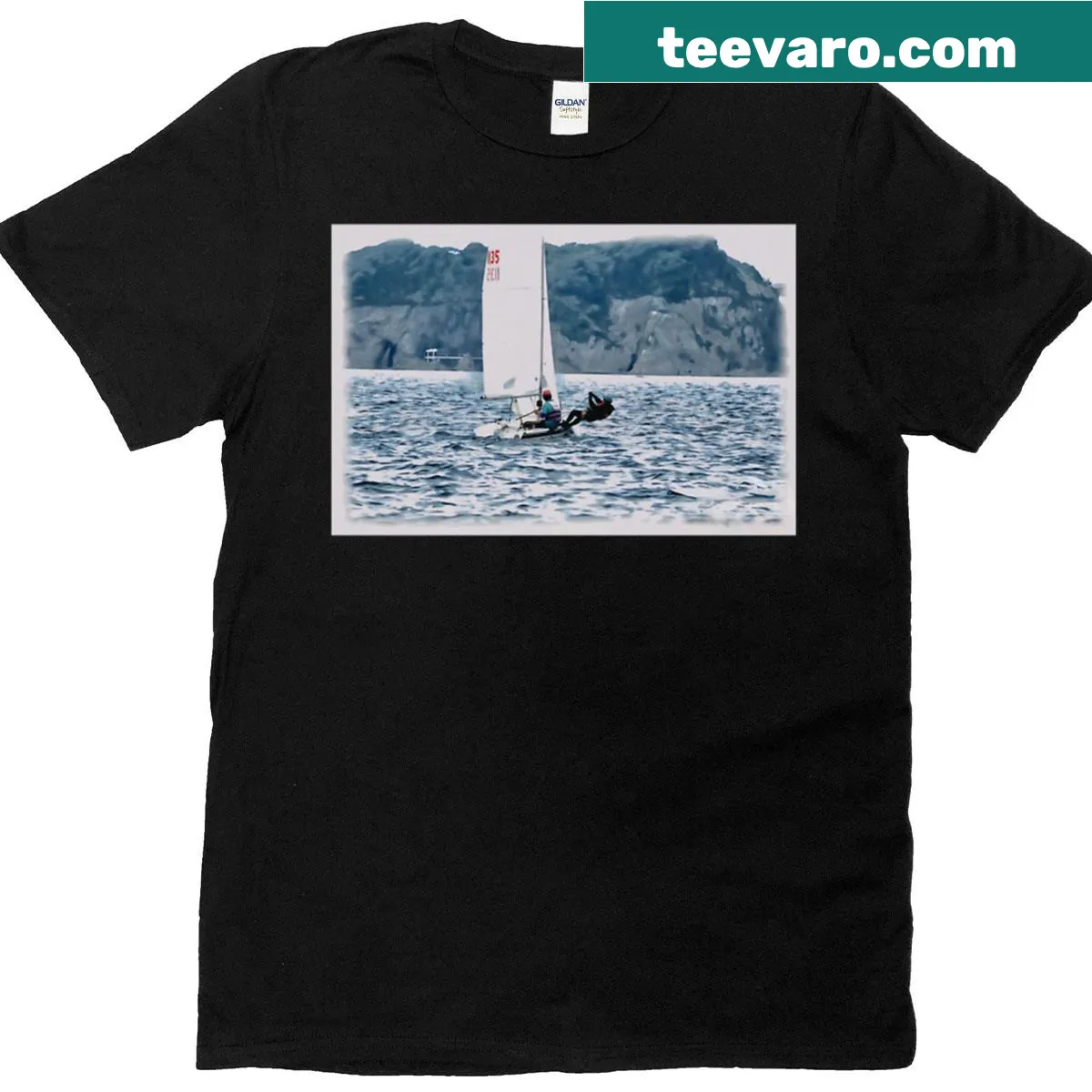 Minimalist design K16class 093 Premium T-shirt — on a men's t-shirt