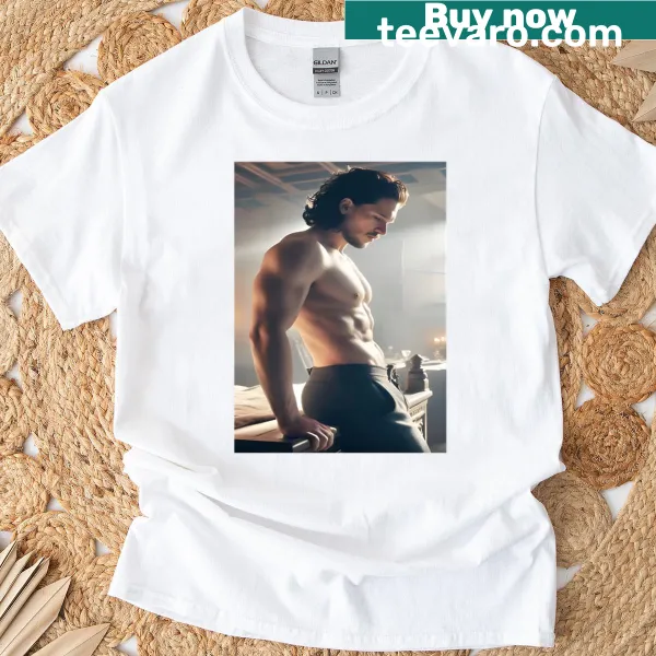 T-shirt featuring a graphic of Kit Harington