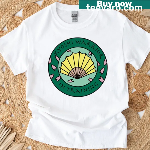 Kyoshi Warrior In Training t-shirt featuring a bold warrior graphic
