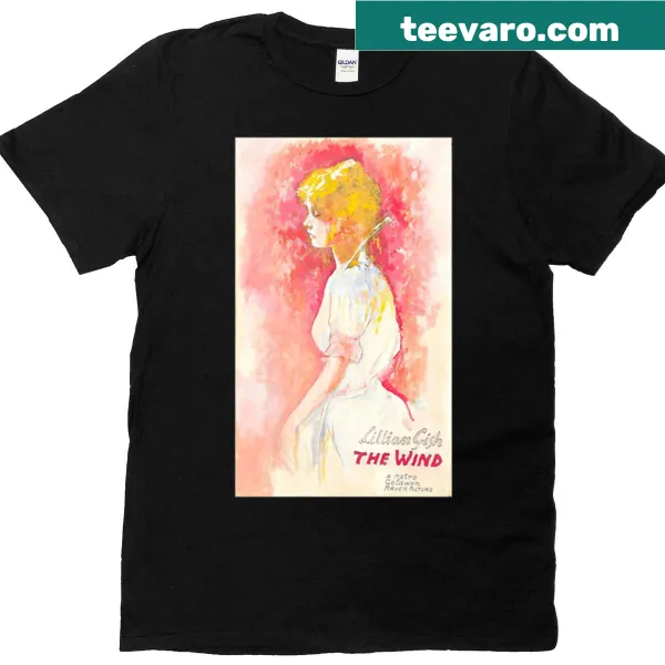 Design inspired by Lilian Gish in The Wind on a T-shirt